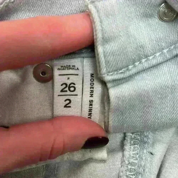 Loft Modern Skinny Jeans with Frayed Hem - Picture 7 of 7